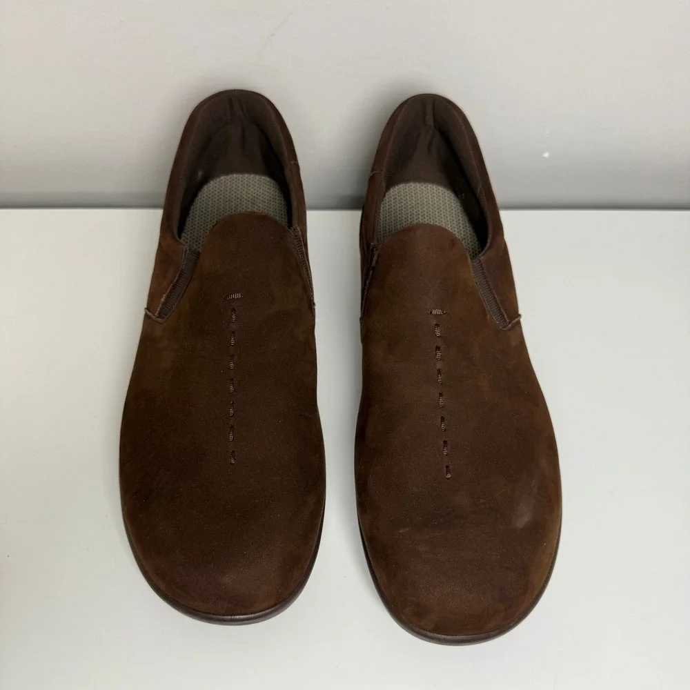 SAS Womens Viva-N Slip On Loafer 10 N Brown‎ Suede Soft Step Comfort Shoes